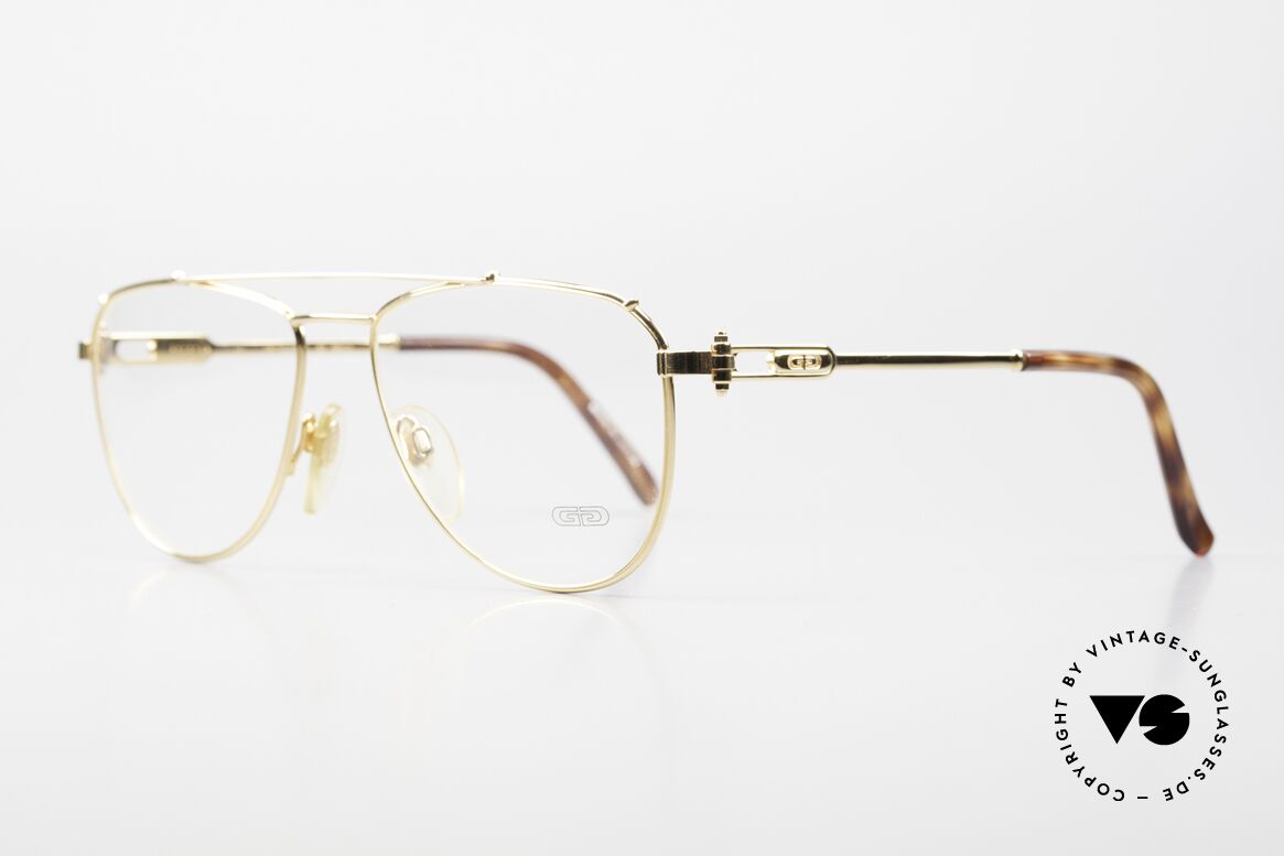 Gerald Genta Gold & Gold 03 Gold Plated Aviator Frame, Genta also designed LUXURY accessories (like glasses), Made for Men