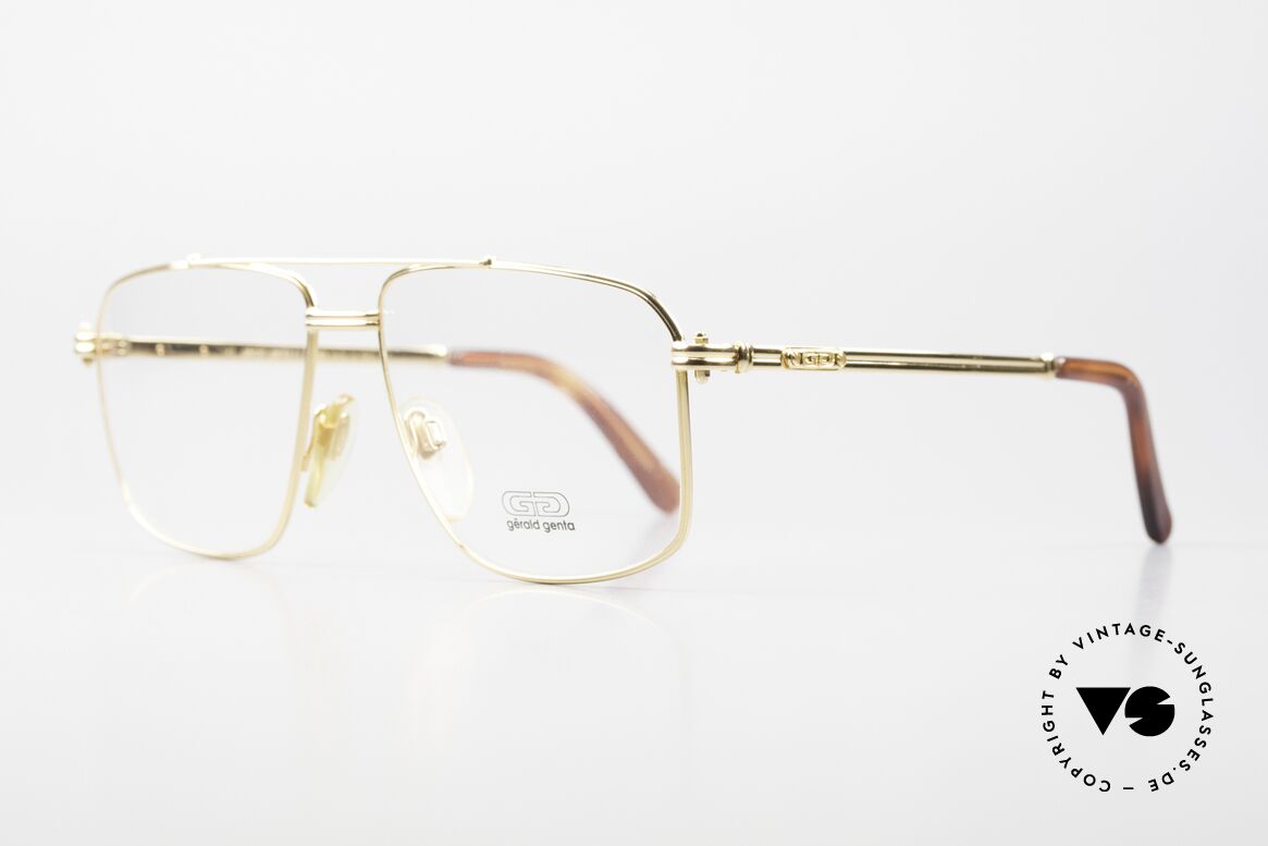 Gerald Genta New Classic 21 24ct Gold Plated Men's Specs, Genta also designed LUXURY accessories (like glasses), Made for Men