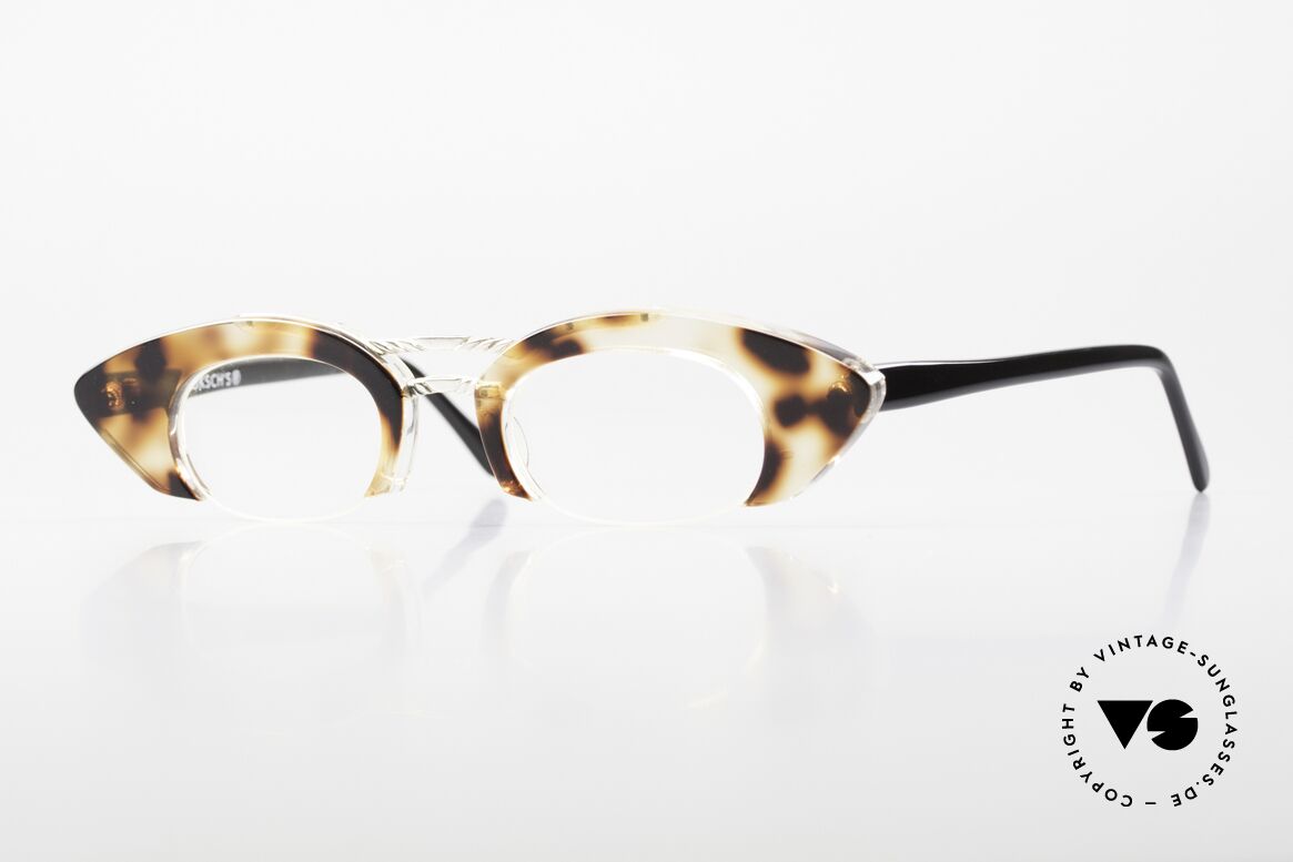 Proksch's A3 True Vintage 90's Eyeglasses, "crazy" vintage eyeglasses with half frame design, Made for Women