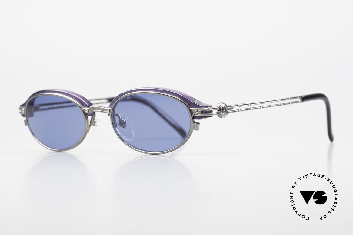 Jean Paul Gaultier 58-0004 Oval Designer Sunglasses, very creative frame: high-end quality (made in Japan), Made for Men and Women