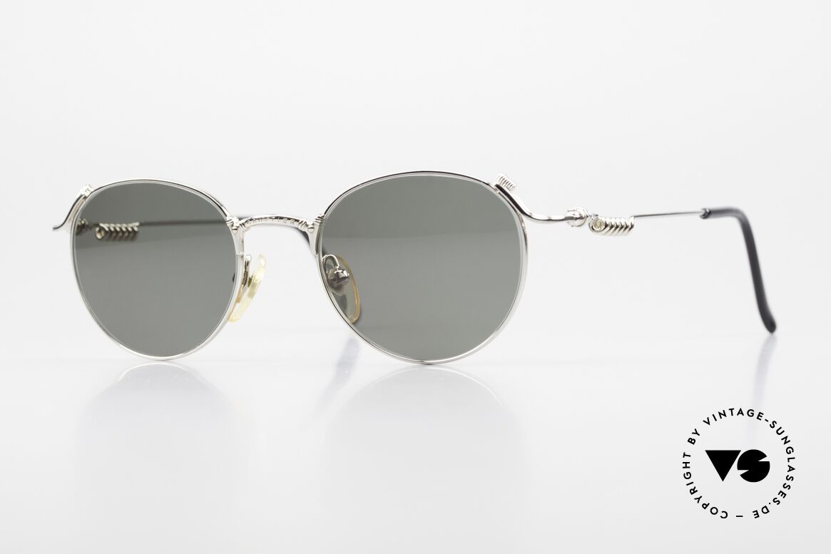 Jean Paul Gaultier 55-5105 Rare 90's Steampunk Shades, rare Jean Paul Gaultier designer sunglasses, Made for Men and Women