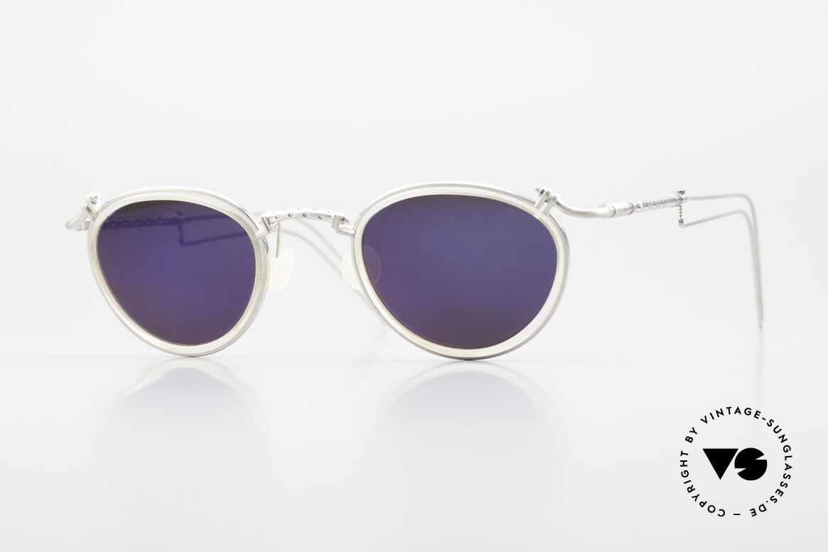 DOX 02 HLS Titanium Frame Mirrored, RARE, old DOX sunglasses from 1997, made in JAPAN, Made for Men and Women