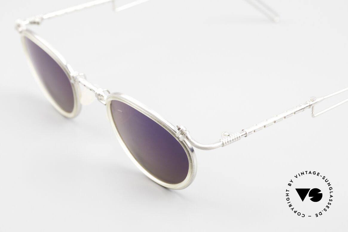 DOX 02 HLS Titanium Frame Mirrored, "industrial" frame design with "Steampunk" elements, Made for Men and Women