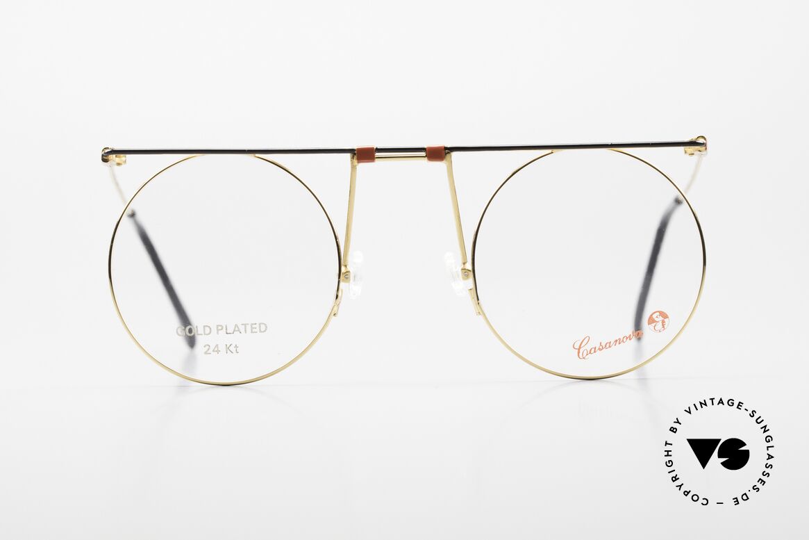Casanova MTC 7 24kt Gold-Plated Art Frame, distinctive Venetian design with technical gimmicks, Made for Men and Women