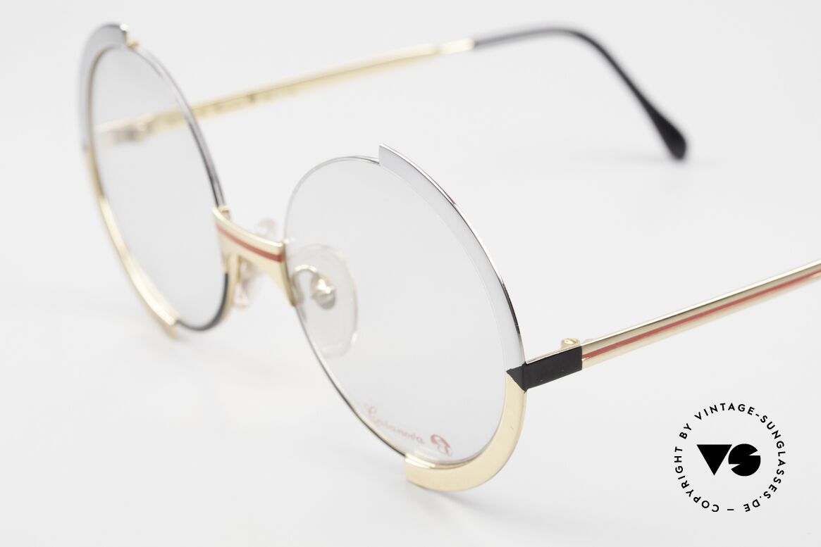 Casanova NM3 Round Art Glasses Unisex, limited-lot 1980's production (rare, costly, precious), Made for Men and Women
