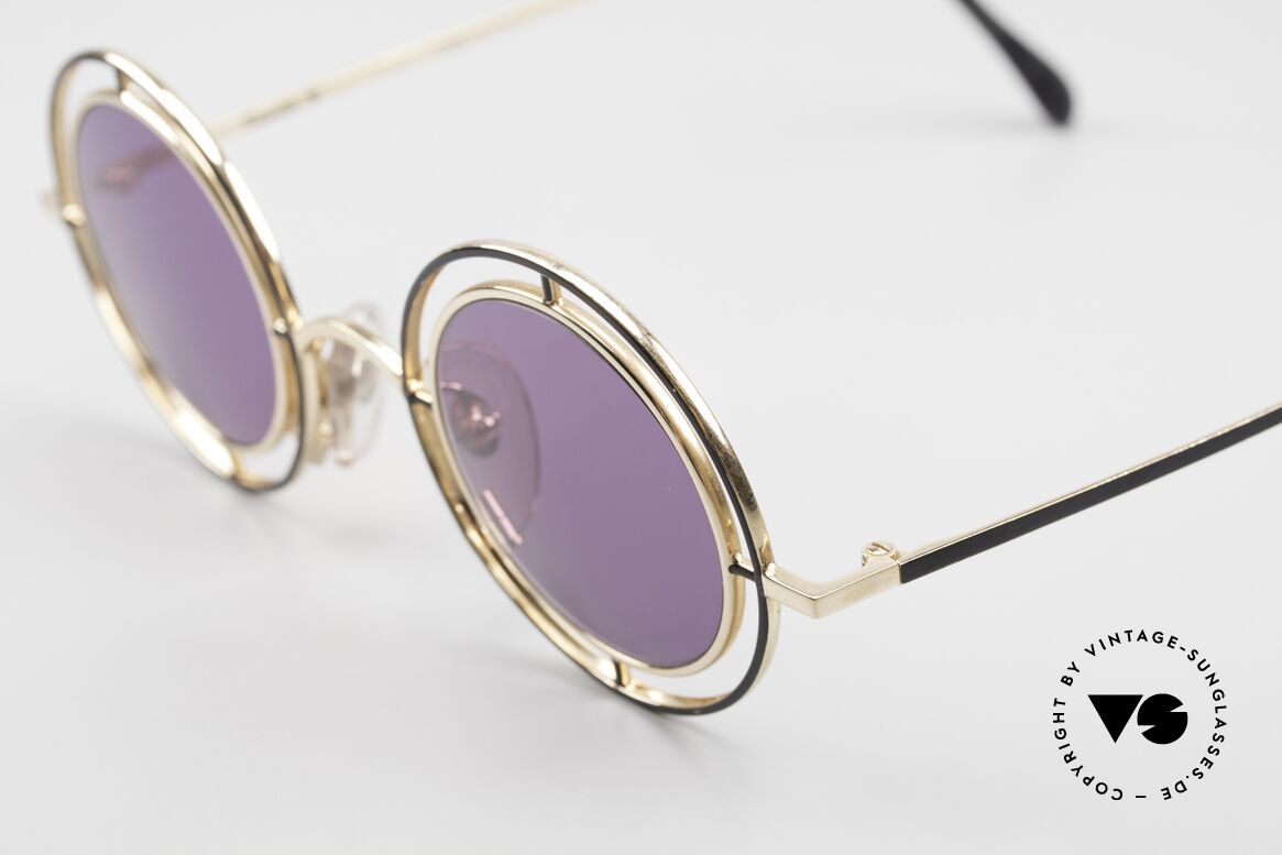 Casanova MTC 2 Round Frame 24kt Gold-Plated, "MTC" stands for "Metalmeccanici" = "metalworkers", Made for Men and Women