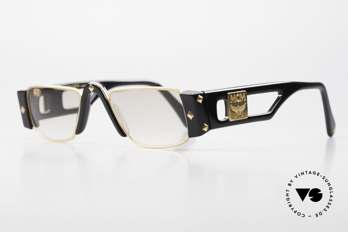 MCM München A4 Hip Hop Designer Sunglasses, so massive that they fit progessive lenses (30mm), Made for Men and Women