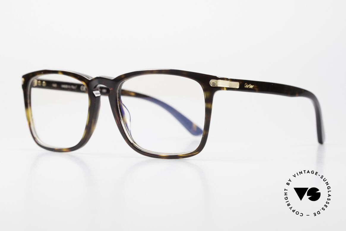 Cartier Signature C Luxury Acetate Frame Women, noble frame colour in havana & gold; color 005, Made for Women