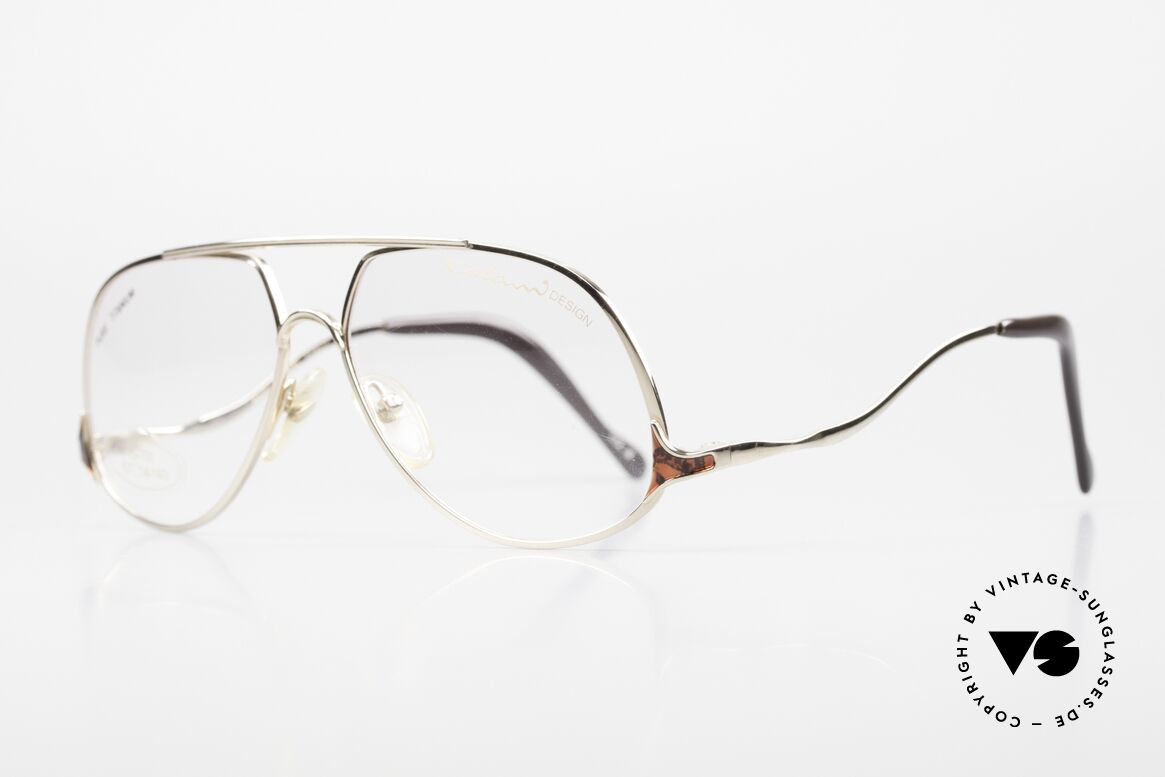 Colani 15-701 Iconic 80's Titan Eyeglasses, Luigi Colani's interpretation of the 'aviator style', Made for Men and Women