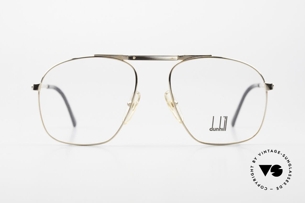 Dunhill 6046 80's Frame Horn Appliqué, ALFRED DUNHILL = synonymous with English style, Made for Men