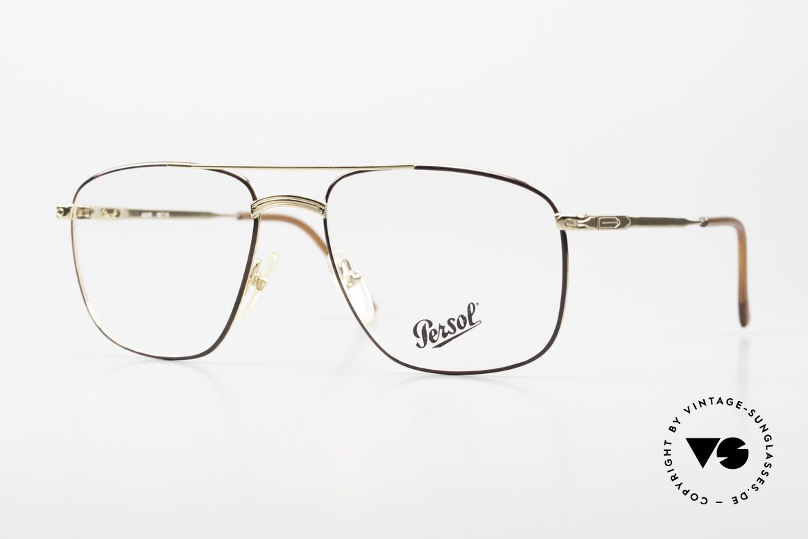Persol Agar 90's Vintage Eyeglass Frame, vintage Persol men's glasses from the 1990's, Made for Men