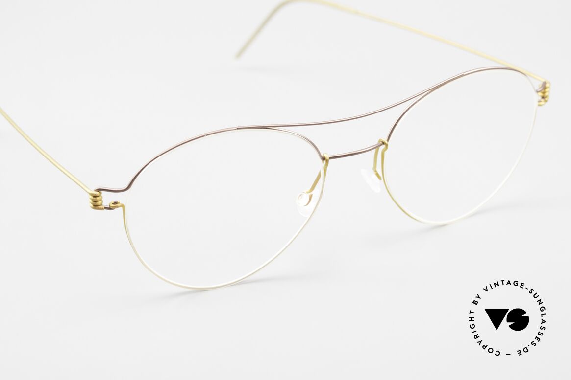 Lindberg Nomi Air Titan Rim Fancy Titanium Frame Women, unworn, NOS, with original magnetic case by Lindberg, Made for Women