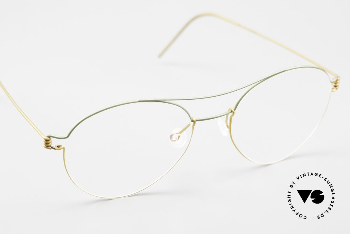 Lindberg Nomi 49 Air Titan Rim Fancy Ladies Frame Titanium, unworn, NOS, with original magnetic case by Lindberg, Made for Women