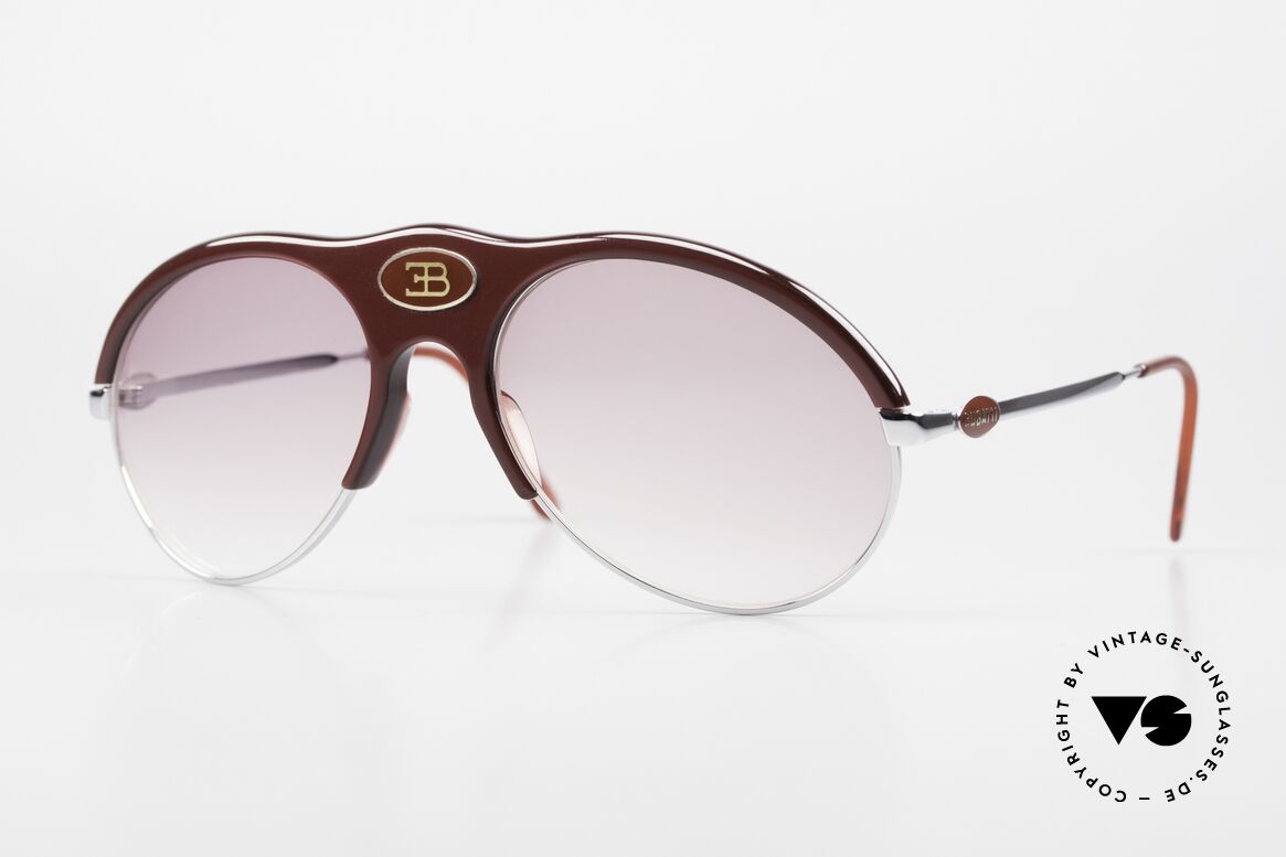 Bugatti 64902 Rare 1970's Luxury Shades, precious Bugatti vintage luxury sunglasses for men, Made for Men