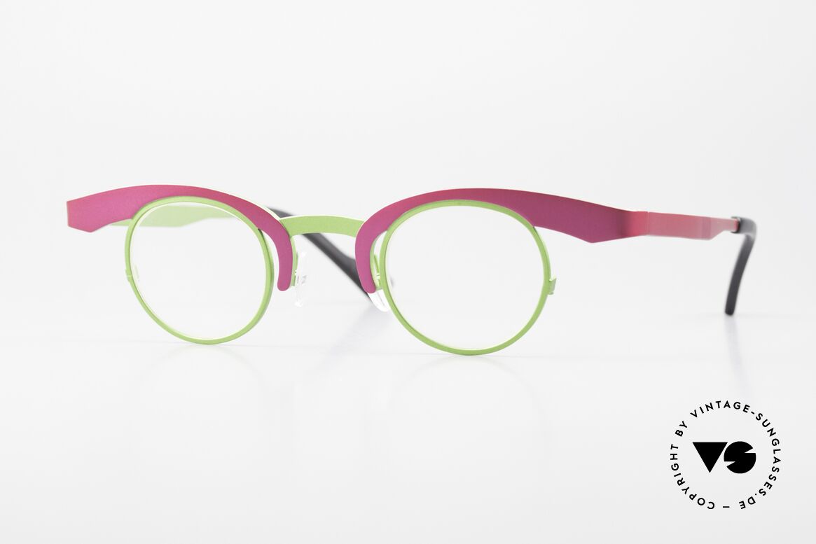 Theo Belgium O Fancy Panto Eyeglasses, interesting ladies' glasses by Theo; vintage, Made for Women