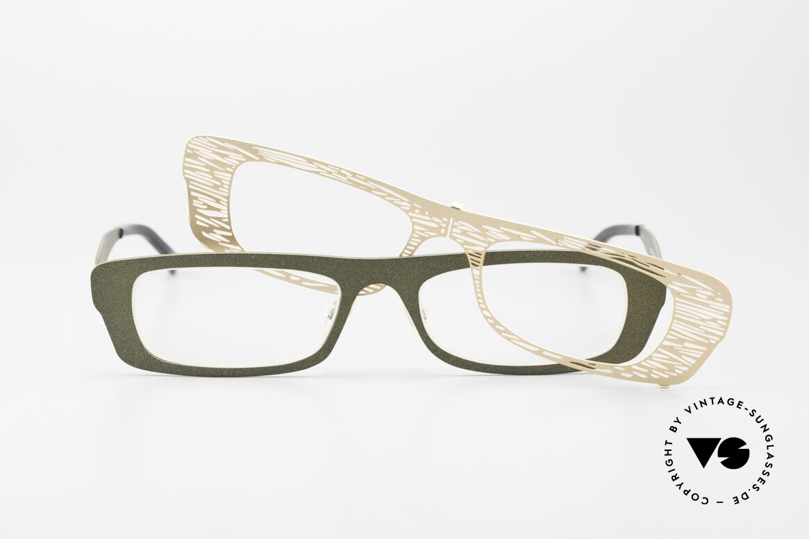 Theo Belgium Eye-Witness PJ Titan Frame Clip-On Front, Size: large, Made for Women