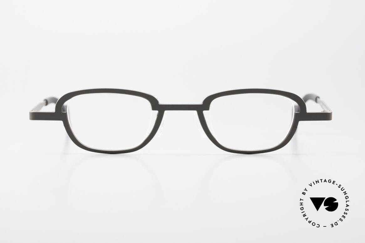 Theo Belgium Switch Unisex Designer Eyeglasses, lenses are framed in a very original way! unique!, Made for Men and Women