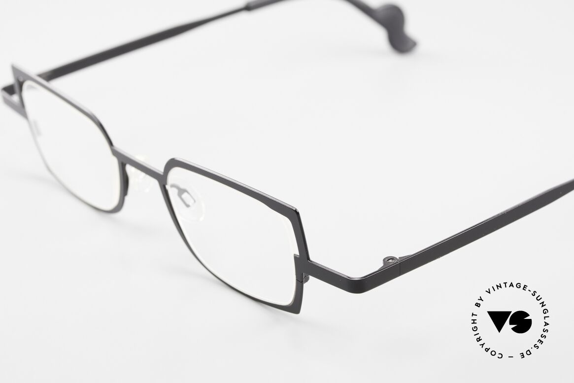 Theo Belgium Transform Women's Eyeglasses Metal, color code 05 (black), L size 41-22 (140mm width), Made for Women