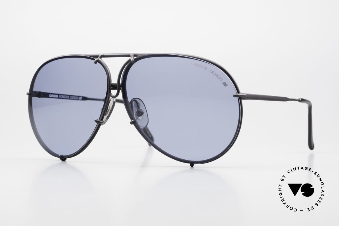 Porsche 5623 Interchangeable Lenses Frame, vintage Porsche Design by Carrera shades from 1987, Made for Men and Women