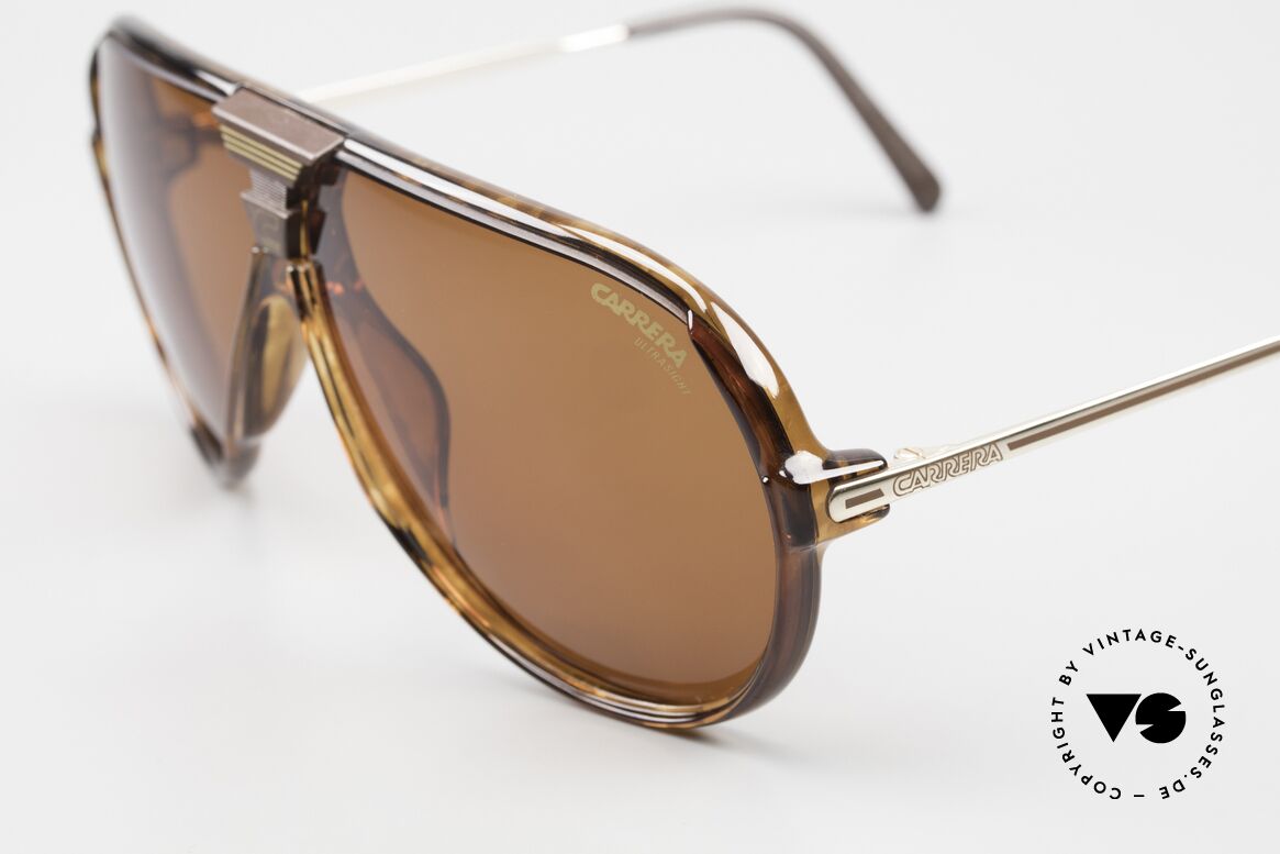 Carrera 5593 80's Aviator Sports Sunglasses, 1x brown-gradient & 1x brown Ultrasight, 100% UV, Made for Men
