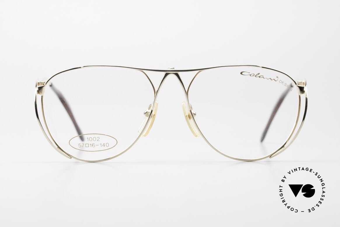 Colani 1002 Rare Designer Specs 80's, impressive metal frame (top-notch craftsmanhip), Made for Women