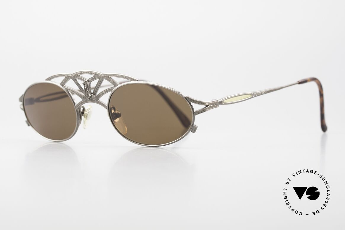 Matsuda 2844 Small 90's Designer Shades, the bridge is designed in the shape of a crown; unique, Made for Men and Women