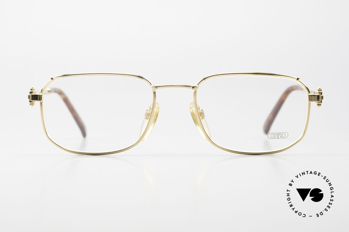 Gerald Genta Gold & Gold 04 Gold Plated 90's Metal Frame, he created the „Grande Sonnerie“ (price: app. $1 Mio.), Made for Men