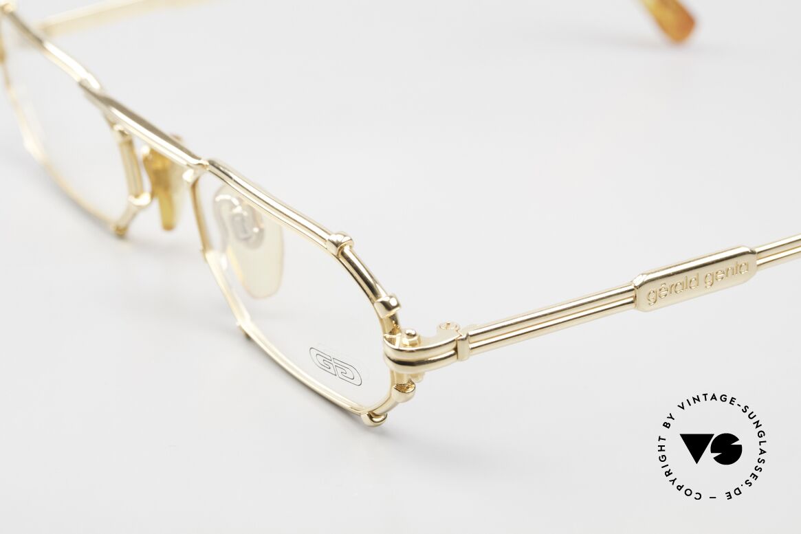 Gerald Genta Gold & Gold 02 24ct Vintage Specs Unisex, in high-end quality (gold plated frame); made in Japan, Made for Men and Women