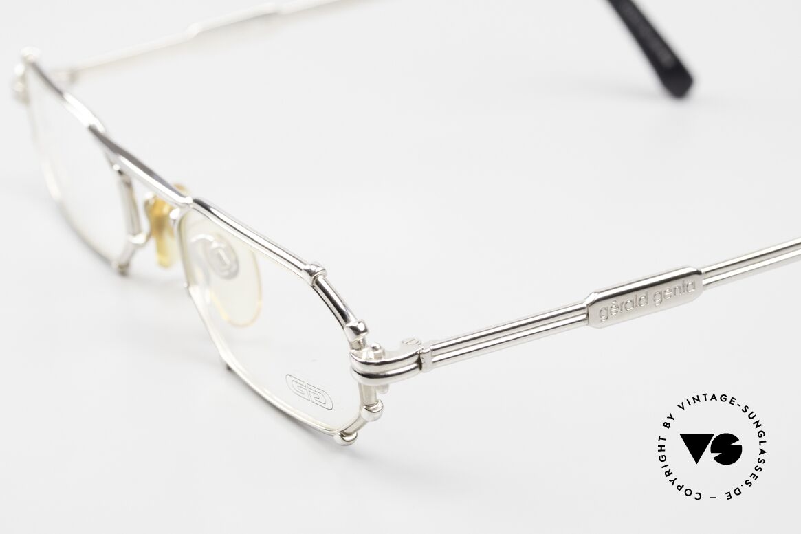 Gerald Genta Gold & Gold 02 Vintage Eyewear Octagonal, in high-end quality (gold plated frame); made in Japan, Made for Men and Women