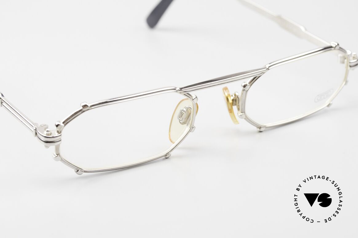 Gerald Genta Gold & Gold 02 Vintage Eyewear Octagonal, unworn, one of a kind with serial number, size 51-22, Made for Men and Women