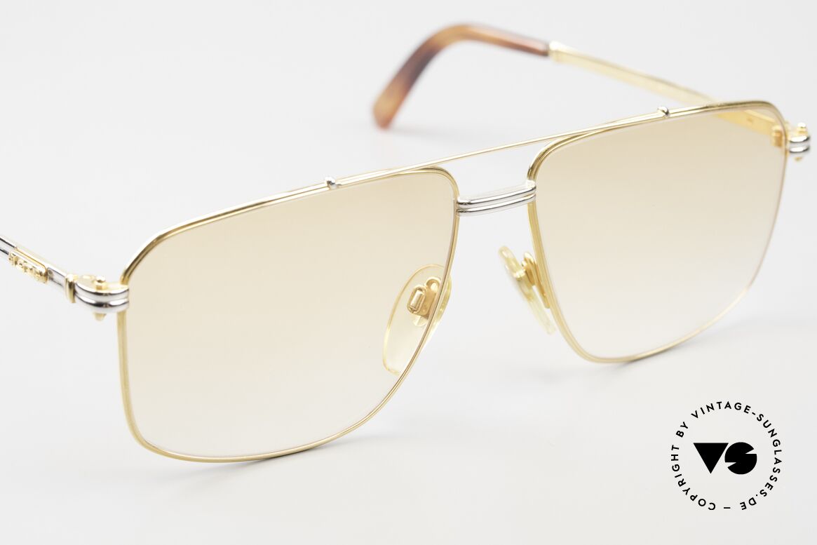 Gerald Genta New Classic 21 High-End Metal Frame 24ct, unworn, one of a kind with serial number, size 59-15, Made for Men