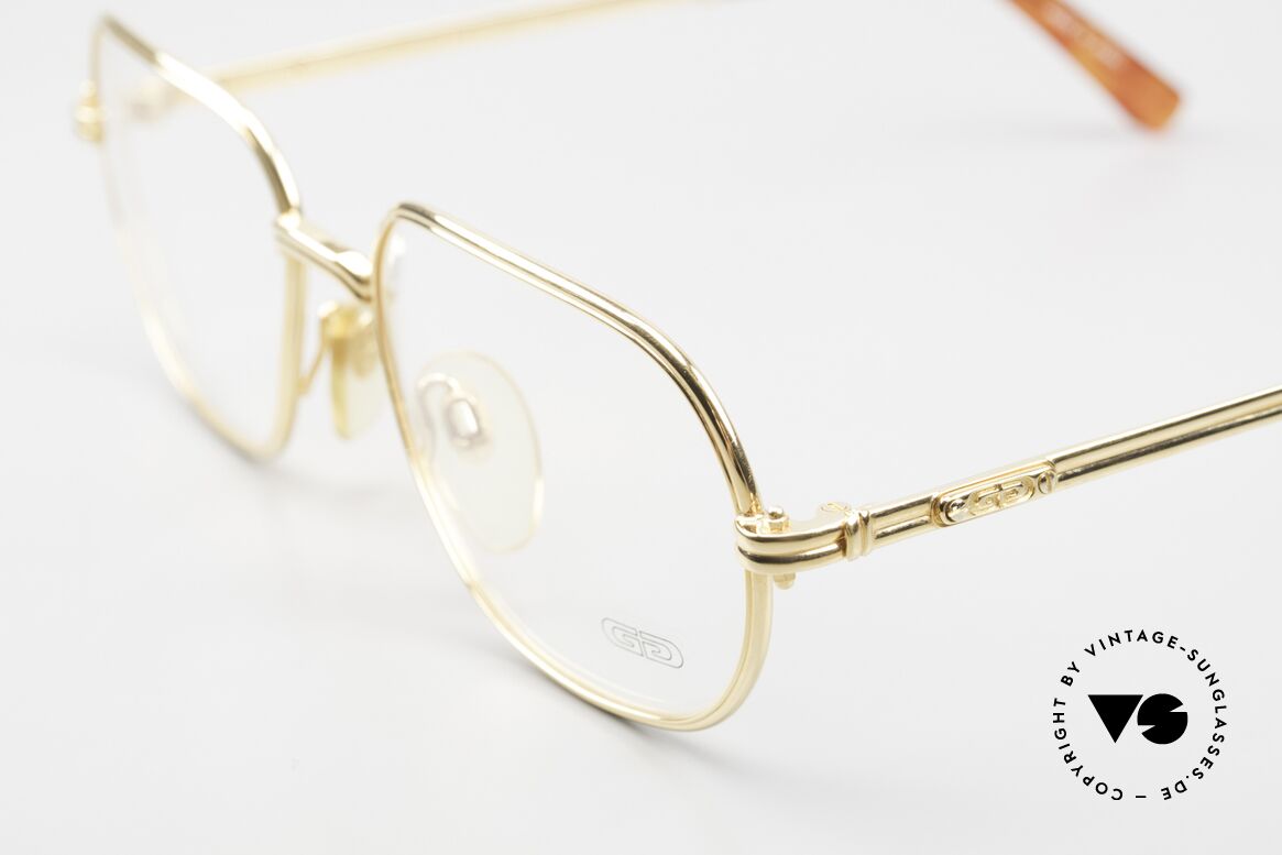 Gerald Genta New Classic 11 High-End Luxury Men's Frame, in high-end quality (gold plated frame); made in Japan, Made for Men