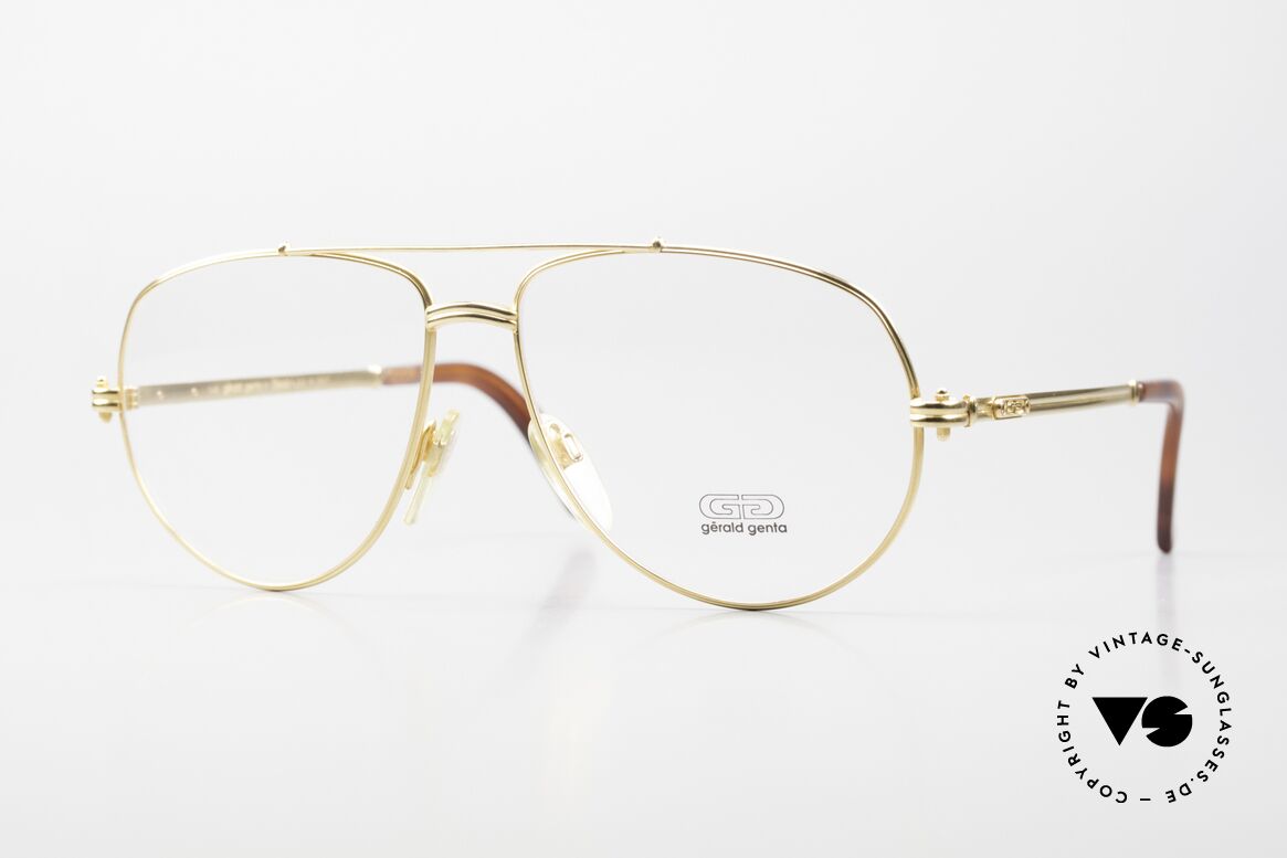 Gerald Genta New Classic 22 Vintage Men's Frame Pilot, vintage luxury glasses (aviator style) by Gérald Genta, Made for Men