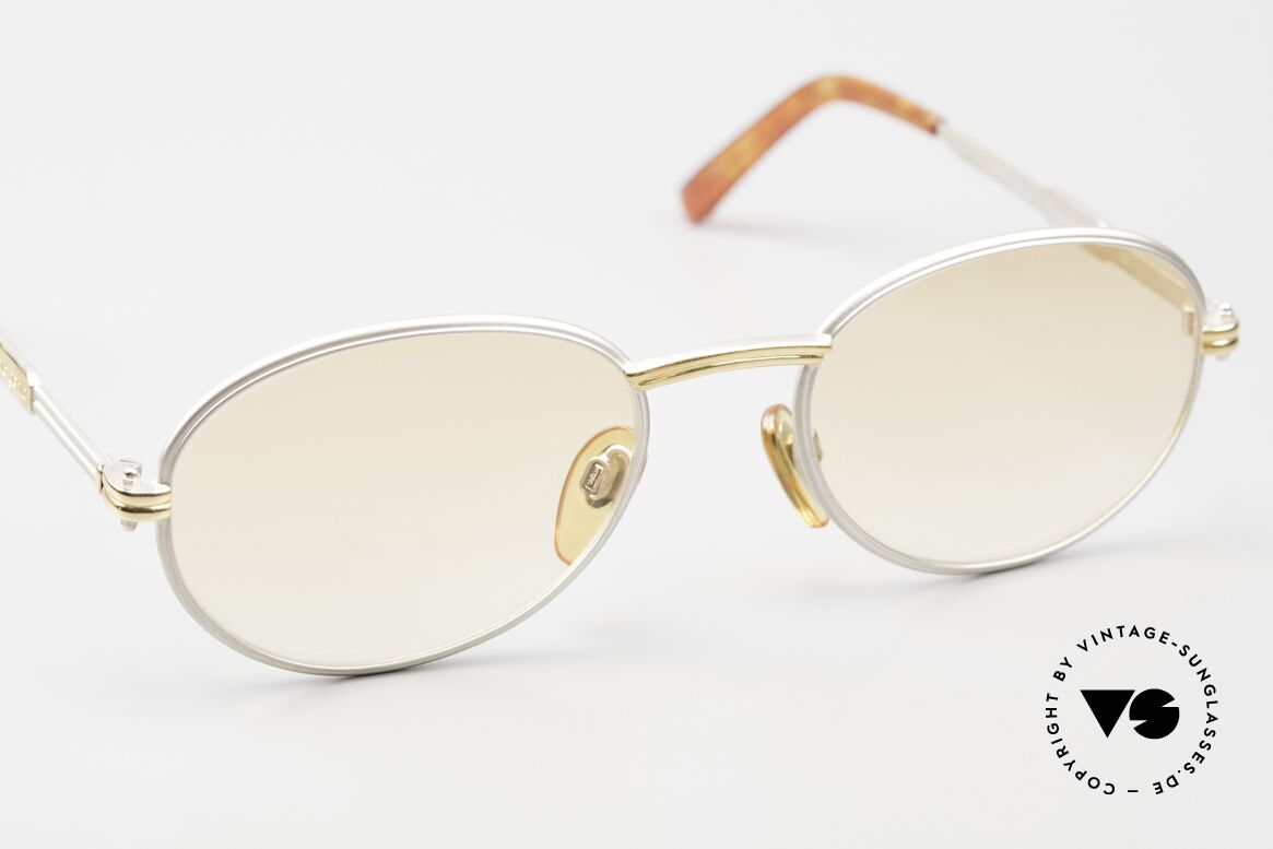 Gerald Genta New Classic 02 Oval Vintage Shades 90's, unworn, one of a kind with serial number, size 53-20, Made for Men and Women