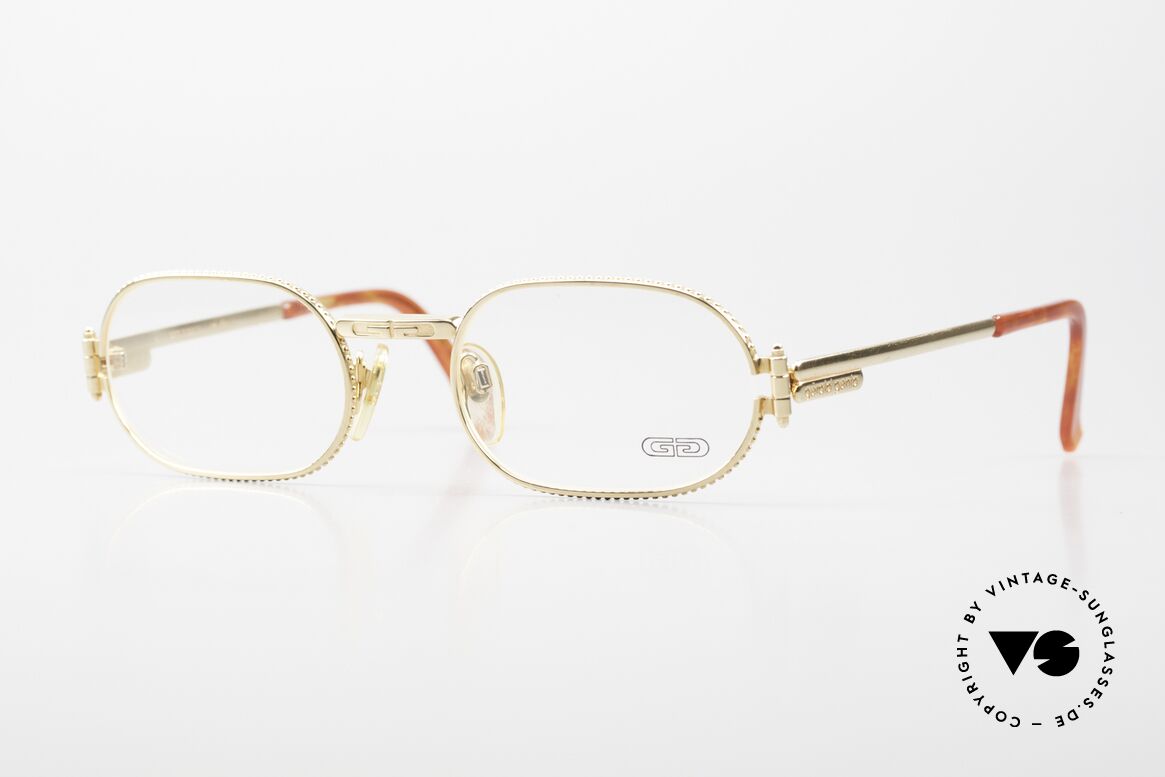 Gerald Genta Gefica 04 24kt Frame Ladies & Gents, oval luxury glasses for ladies & gents by Gérald Genta, Made for Men and Women