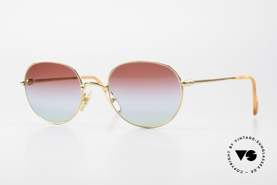 Cartier Antares - M Round 90's Luxury Sunglasses, RARE round vintage Cartier sunglasses; timeless frame, Made for Men and Women