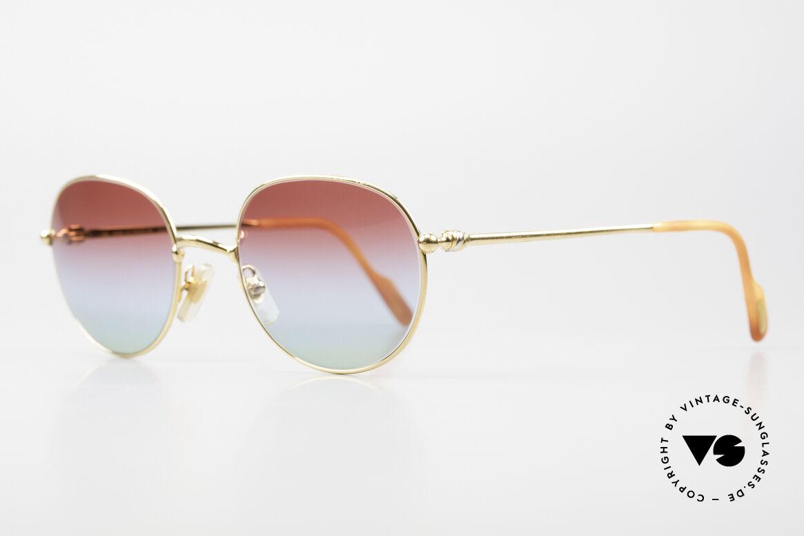 Cartier Antares - M Round 90's Luxury Sunglasses, Antarès: the brightest star in the constellation Scorpius, Made for Men and Women