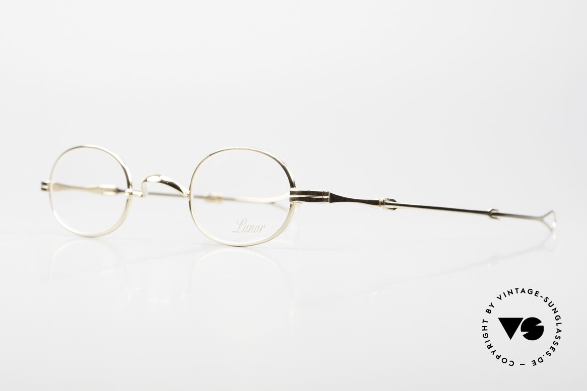 Lunor I 08 Telescopic Sliding Telescopic Temples, model I 08 = size 40°26, temple length: 118mm - 155 mm, Made for Men and Women