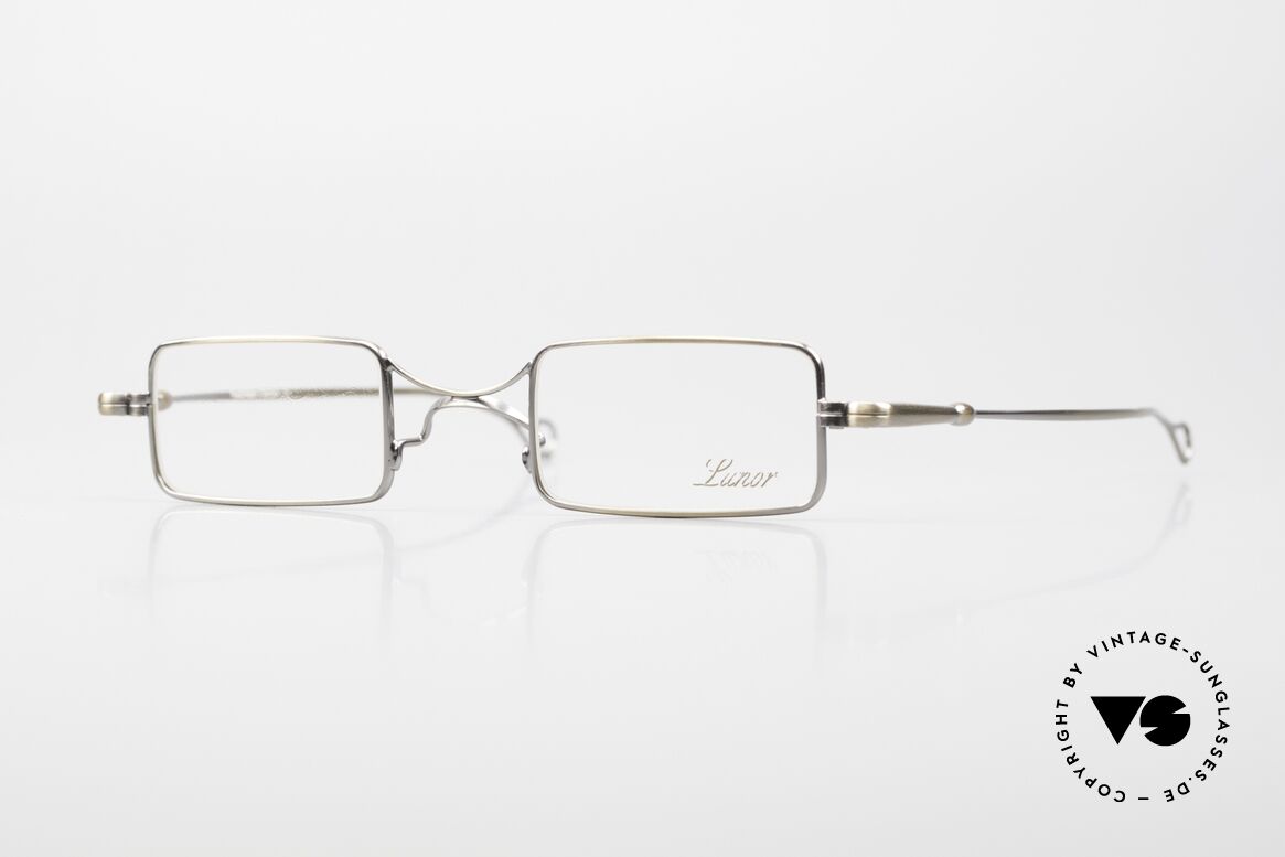 Lunor X-Bridge Square A Classic In Antique Gold, LUNOR: honest craftsmanship with attention to details, Made for Men and Women