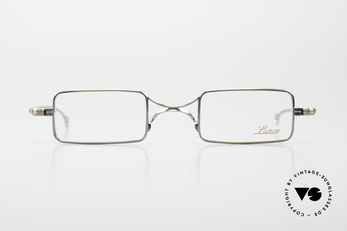 Lunor X-Bridge Square A Classic In Antique Gold, without ostentatious logos (but in a timeless elegance), Made for Men and Women