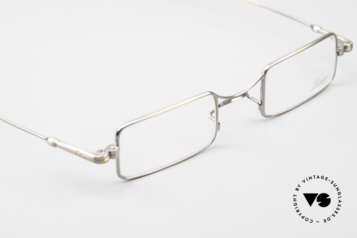Lunor X-Bridge Square A Classic In Antique Gold, costly frame finish in ANTIQUE-GOLD; really special!, Made for Men and Women