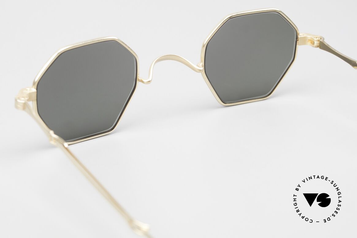 Lunor I 11 Telescopic Gold Plated Luxury Frame, Size: extra small, Made for Men and Women