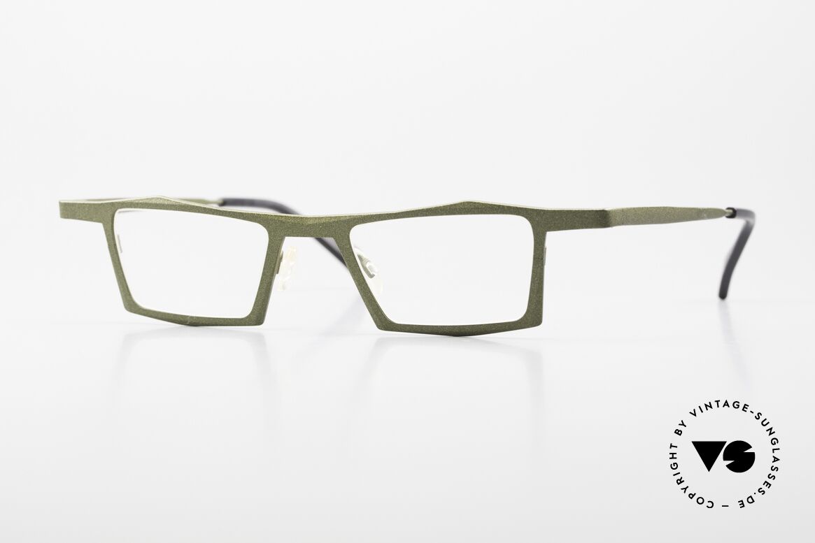 Theo Belgium Roubaix Dark Green Metallic 2010, interesting Theo Roubaix reading glasses, 2010, Made for Men and Women