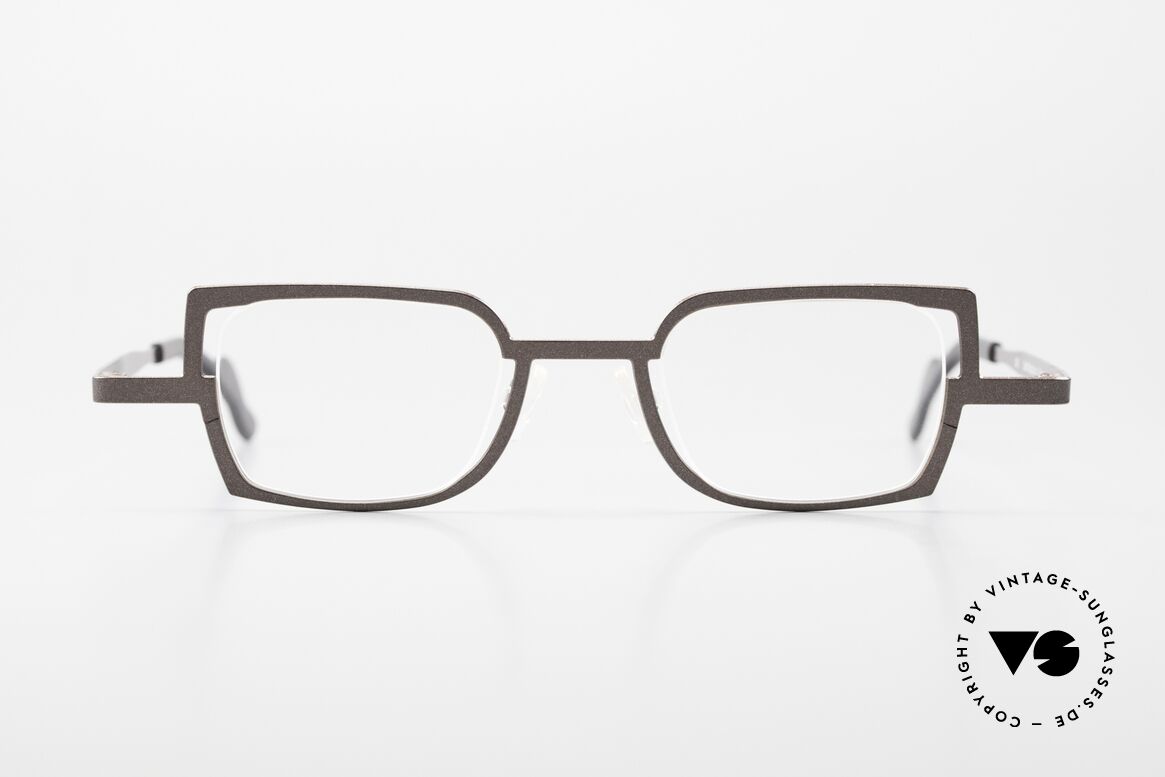 Theo Belgium Transform Rare Women's Eyeglasses, lenses are framed in a very original way! unique!, Made for Women