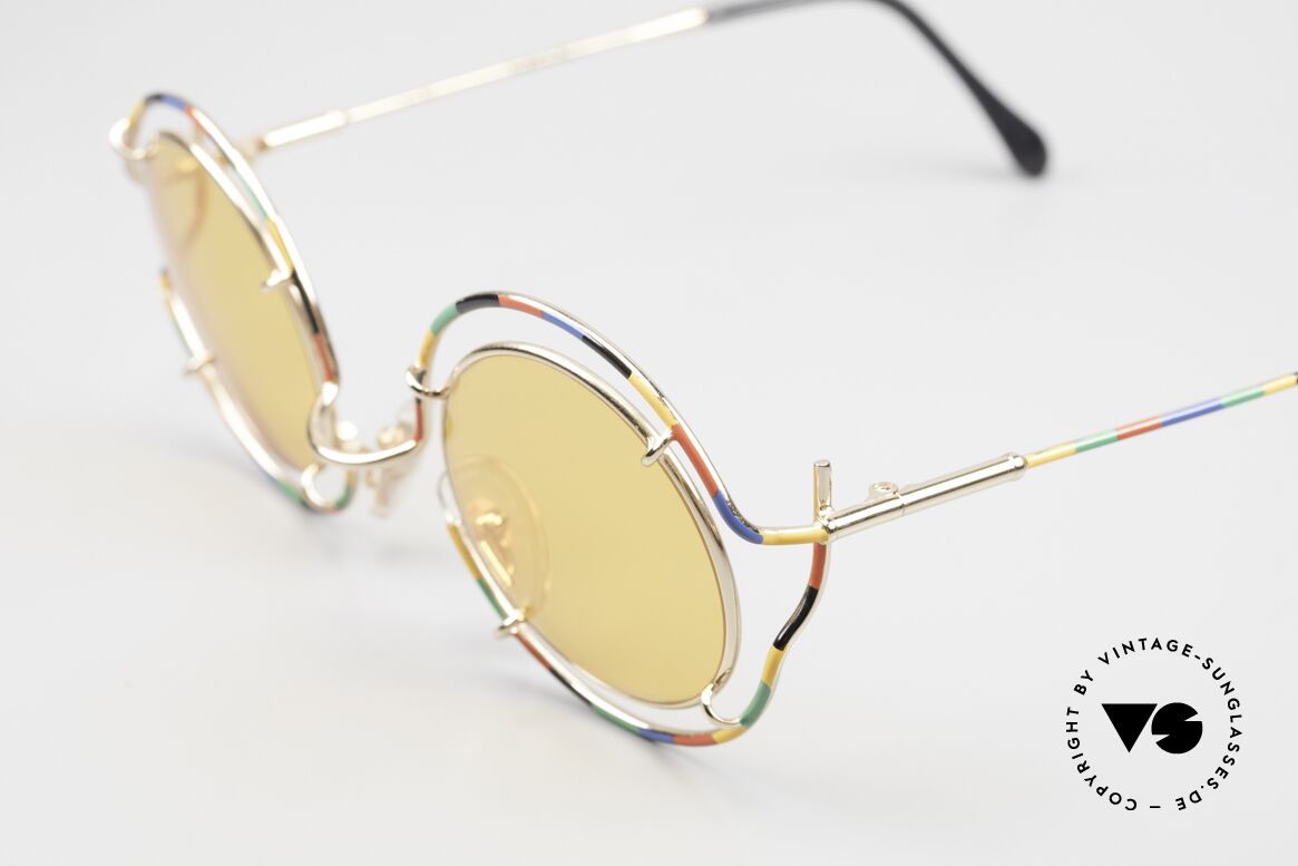 Taxi ST7 by Casanova Round Art Sunglasses 80s, unworn single piece (true collector's item); limited, Made for Men and Women