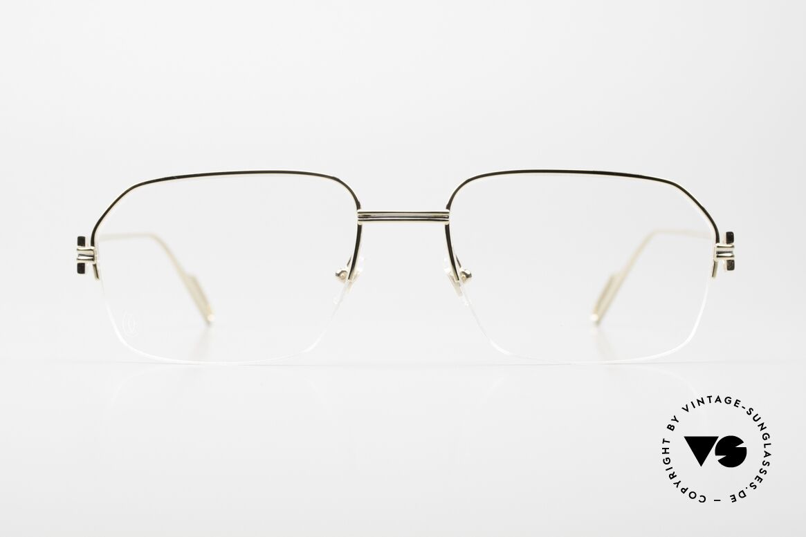 Cartier Première De Cartier Men's Frame Half Rim, orig. catalog model-number CT0114O, col. 003, Made for Men