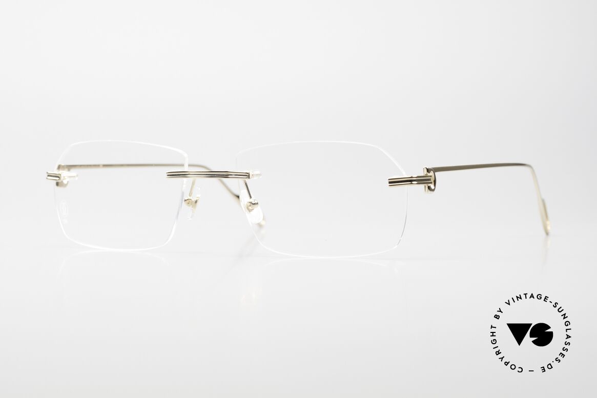 Cartier Première De Cartier Rimless Luxury Specs, rimless men's eyeglass-frame by Cartier, Paris, Made for Men