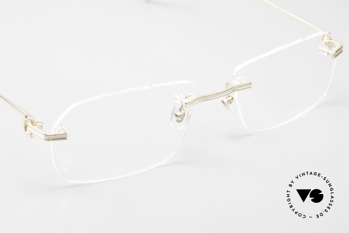 Cartier Première De Cartier Rimless Luxury Specs, made in France quality; size 58-19, 145 temple, Made for Men