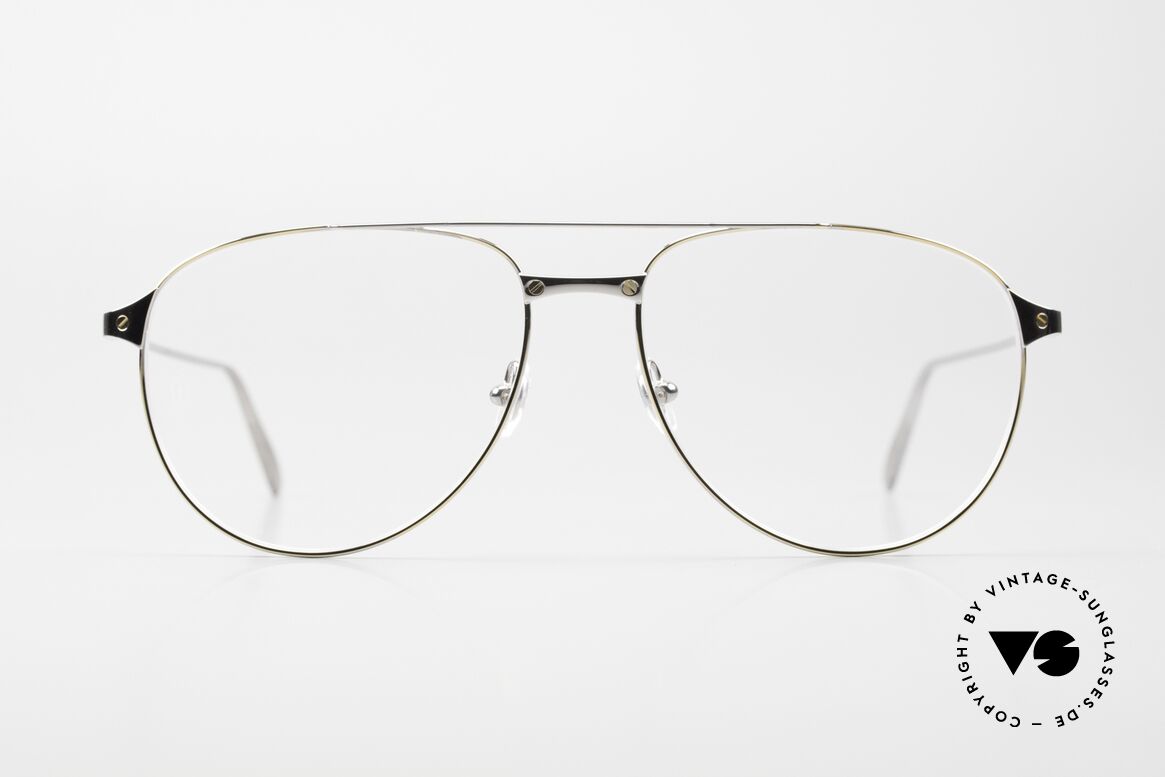 Cartier Santos De Cartier Luxury Specs Pilot Style, orig. catalog model-number CT0039O, col. 003, Made for Men