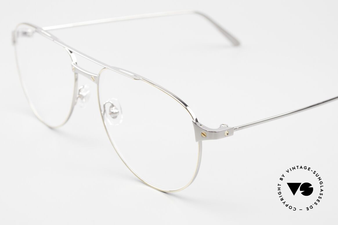 Cartier Santos De Cartier Luxury Specs Pilot Style, new original of the 'SANTOS De Cartier' series, Made for Men